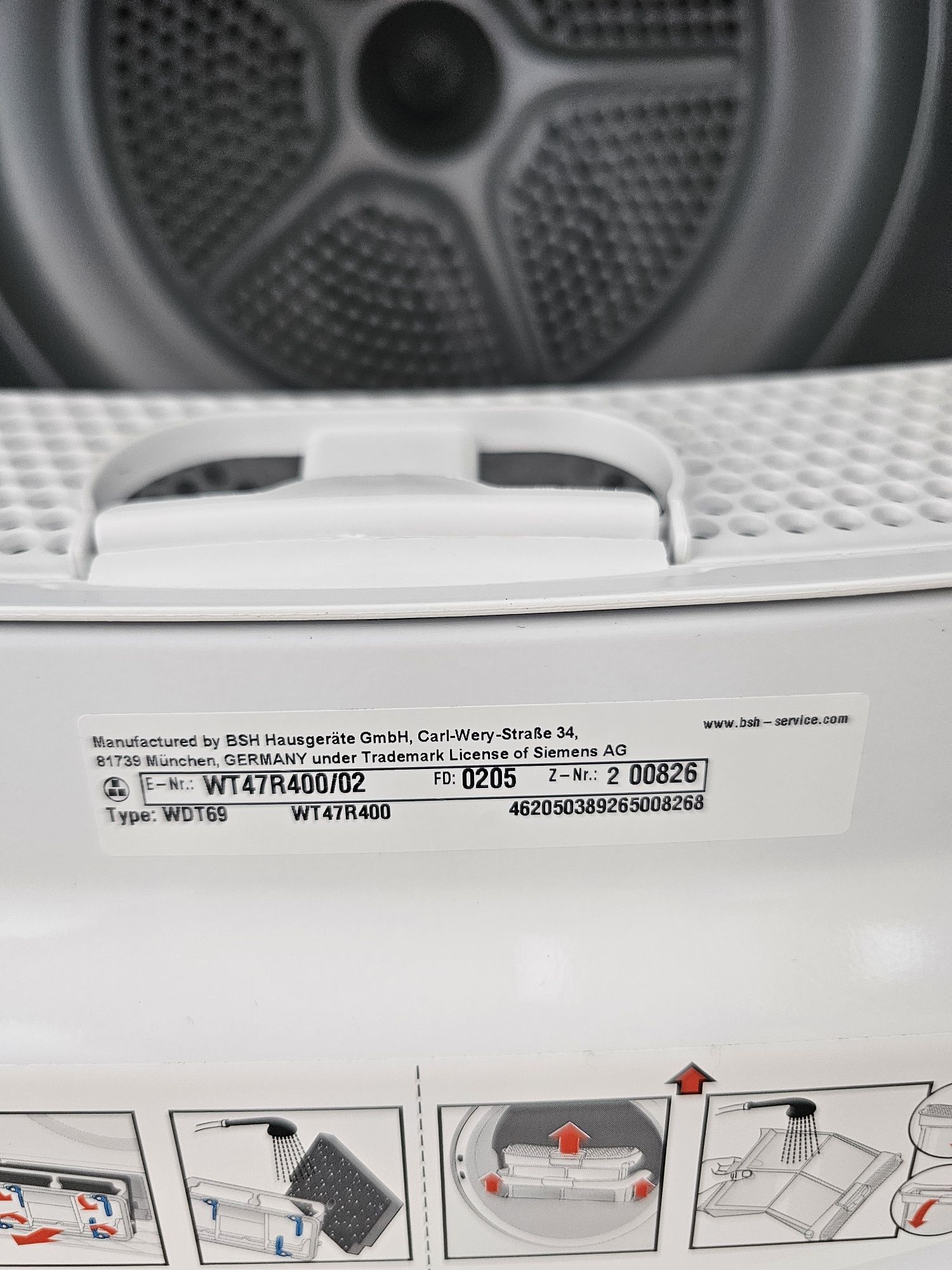 Сушилня с термопомпа SIEMENS iQ500
