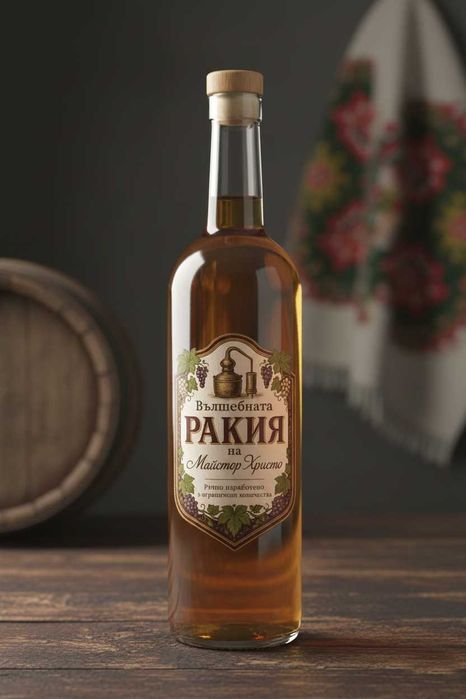 Персонални етикети за домашен алкохол: Подарък за дядо/баща/приятел