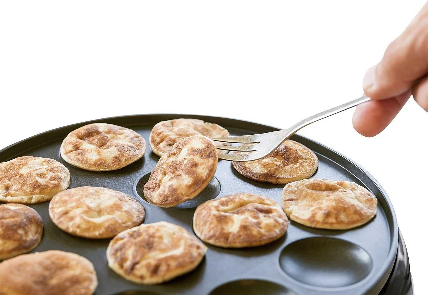 Уред за мини палачинки Bestron Poffertjes, 800W, Незалепващо покритие