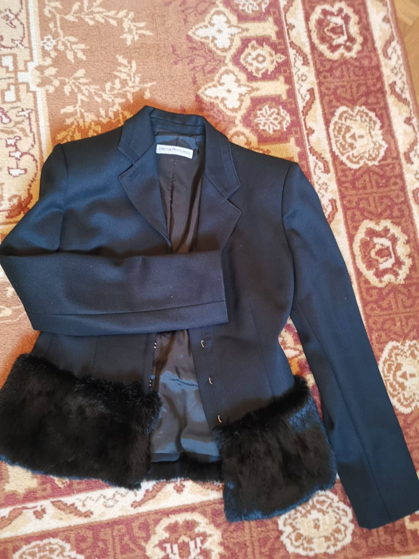 Geaca jachetă neagra Emporio Armani