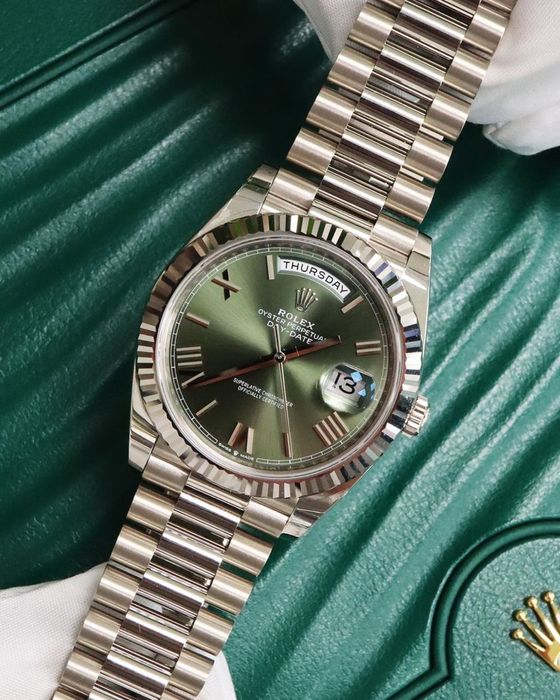Rolex Daydate Olive dial 40,mm