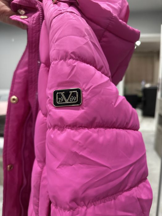 Цикламено зимно яке