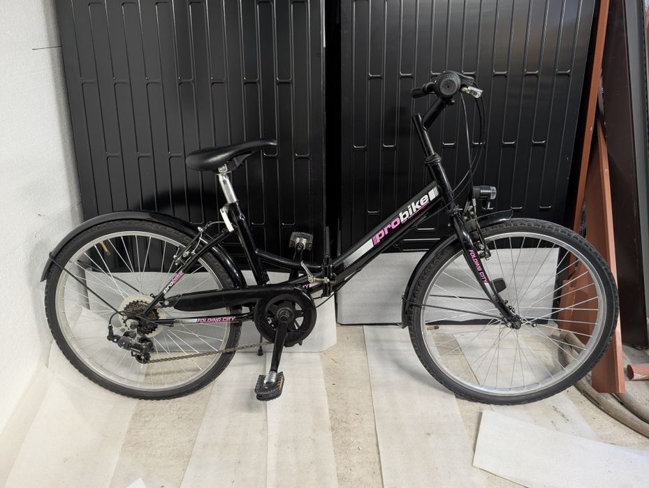 Градски сгъваем велосипед PROBIKE CITY Lady FOLDING 24" с 6 скорости
