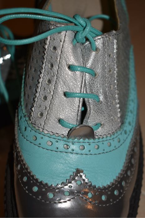 Дамски обувки Оксфорд/ естествена кожа / номер 38