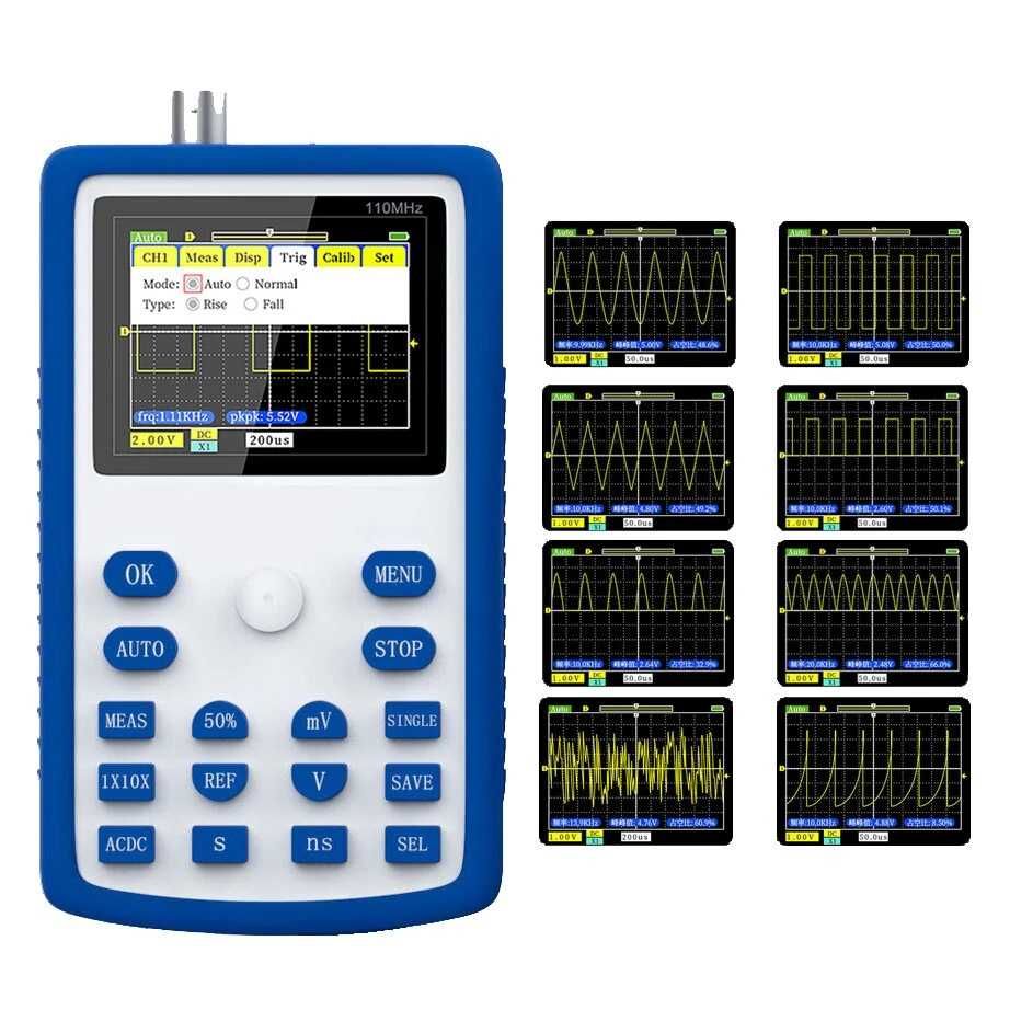 Osciloscop portabil 110MHz FNIRSI 1C15