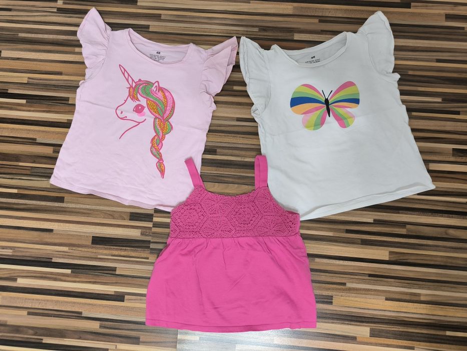 Tricouri cu paiete H&M nr. 122-128