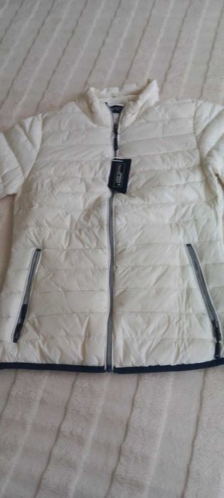 Ново бяло яке с гъши пух