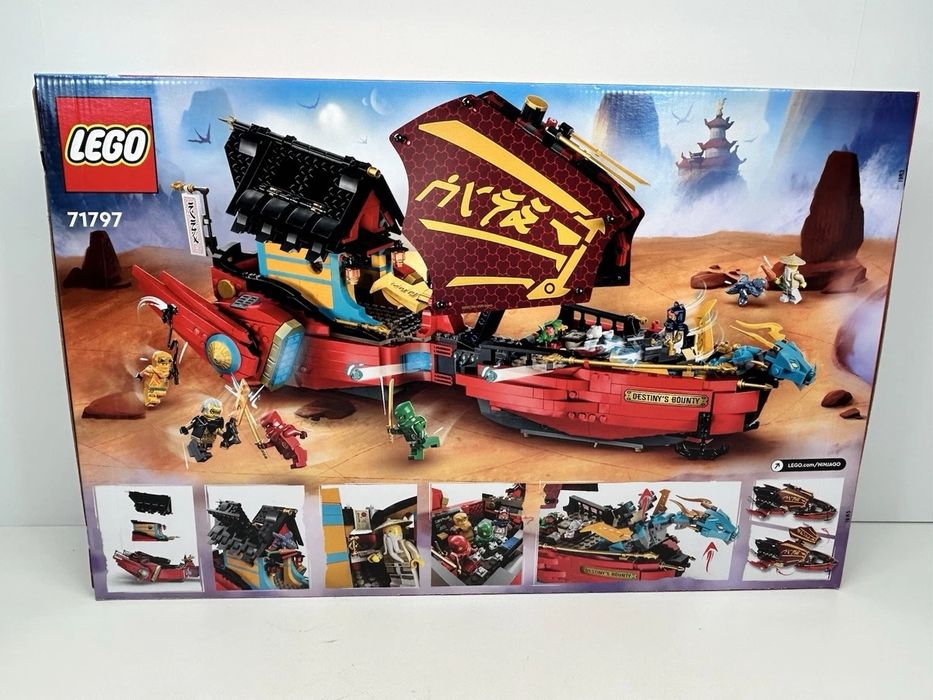 SIGILAT!! LEGO  Ninjago - Destiny's Bounty - Cursa contra timp 71797