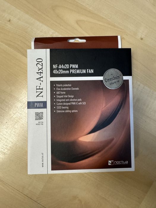 Noctua NF-A4x20 PWM 40x20mm – чисто нов