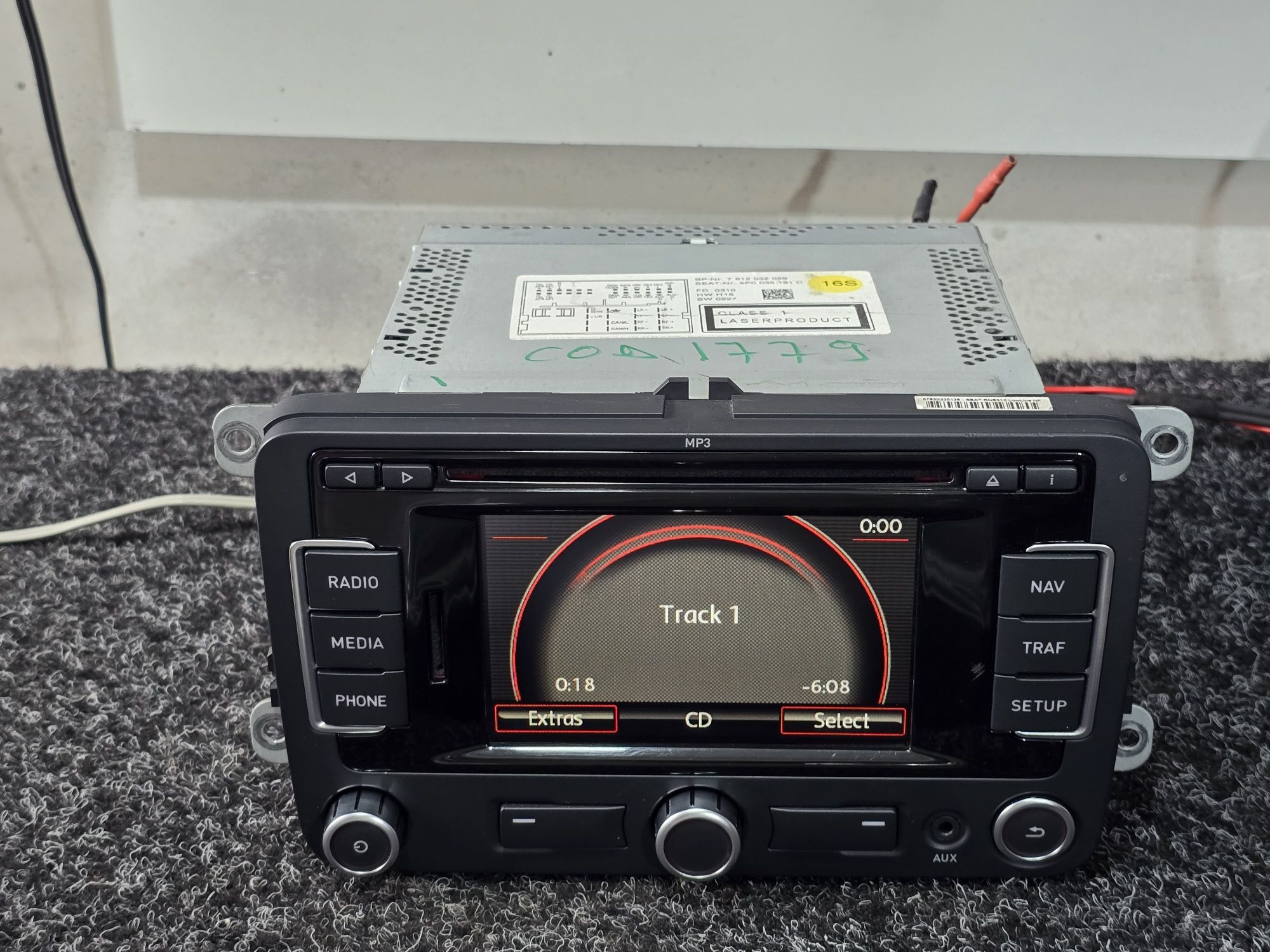 Navigatie VW SEAT, RNS-310, cd-player, sd card, radio, Bluetooth