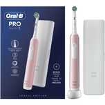 Periuta de dinti electrica Oral-B Pro 1, Curatare 3D, Roz
