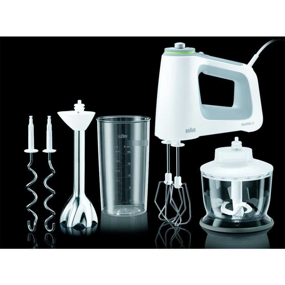 ПРОМО 2г Гаранция Ръчен Миксер Чопър Пасатор Braun MultiMix 5 HM 5137