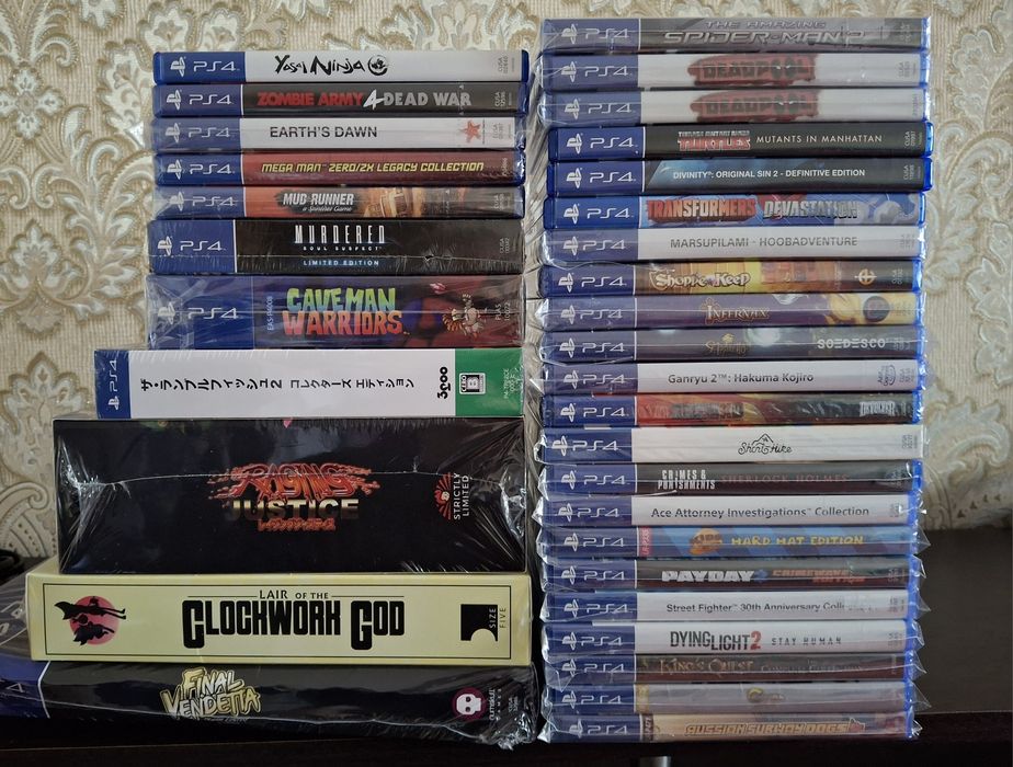 Игры на дисках для приставки Sony Playstation 4 PS4 PS5