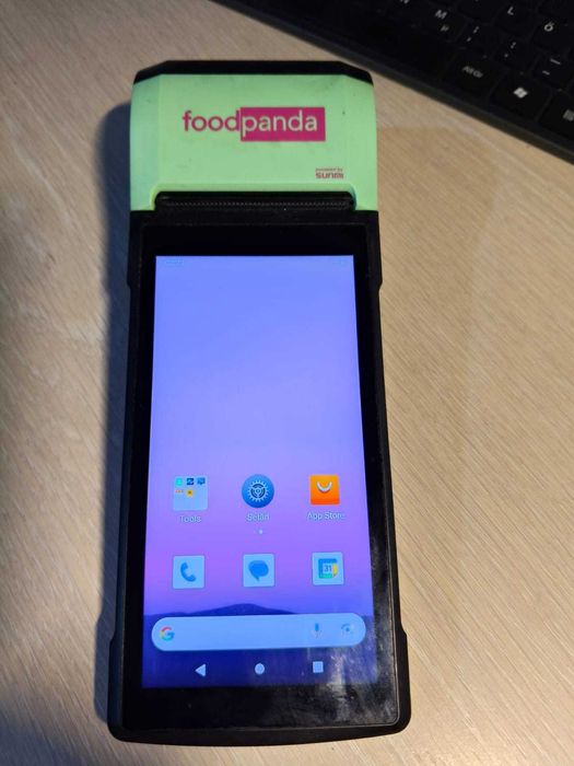 POS, terminal mobil SUNMI V2S, camera, 2D scaner, printer incorporat