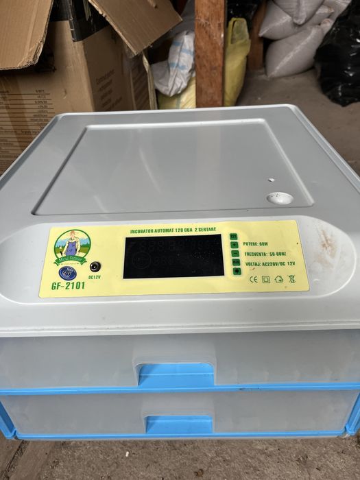 incubator 128 de oua 2 sertare