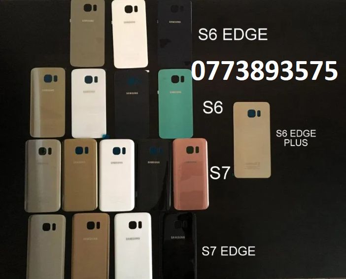 Capac sticla NOU + adeziv Samsung Galaxy S6 S7 S7 EDGE S6 EDGE PLUS