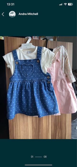 Rochie primark 80 noua si 2 ca noi 80