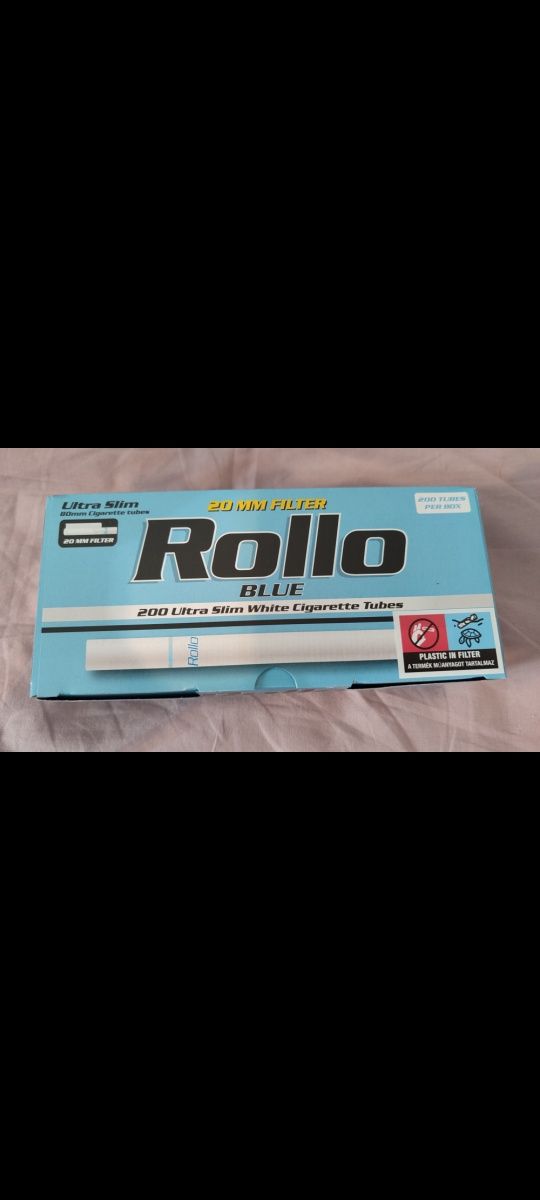 Tuburi Tigari Rollo ULTRA Slim pentru injectat tutun 6.5mm