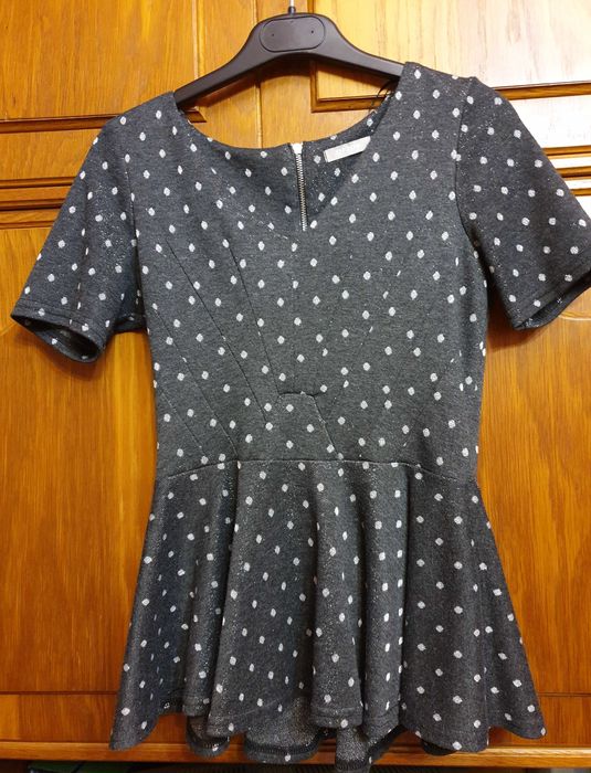 Bluza Orsay, gri metalizat, S, tricou/top elegant