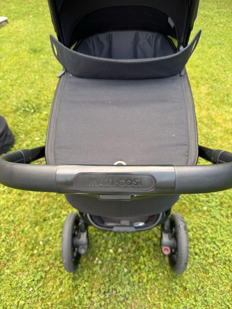 Комбинирана количка Maxi-Cosi - Plaza+, 2в1, Essential Black