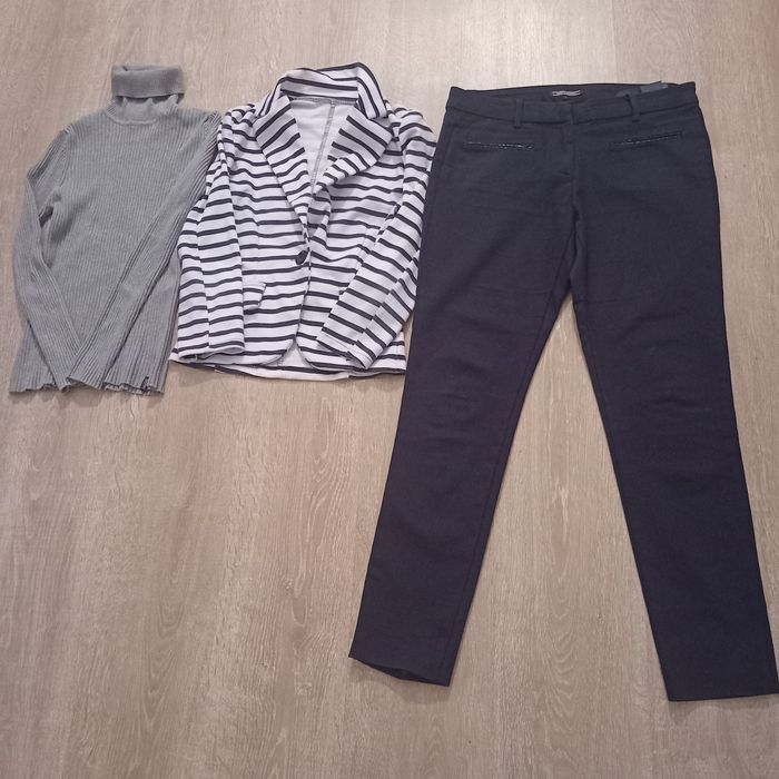 Lot Cardigan elegant și maleta S-M