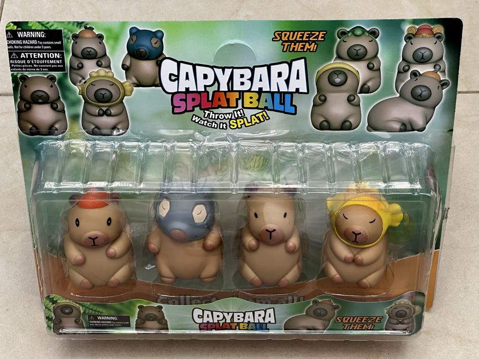 Дишаща капибара/Капибара пюшена/Capibara plush/Breath toy