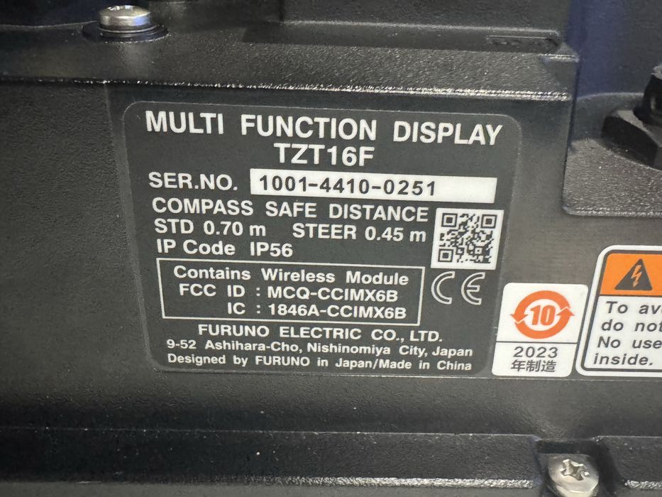 Сонар Furuno tzt16f