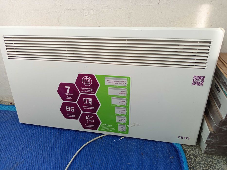 Конвектор за стена Tesy