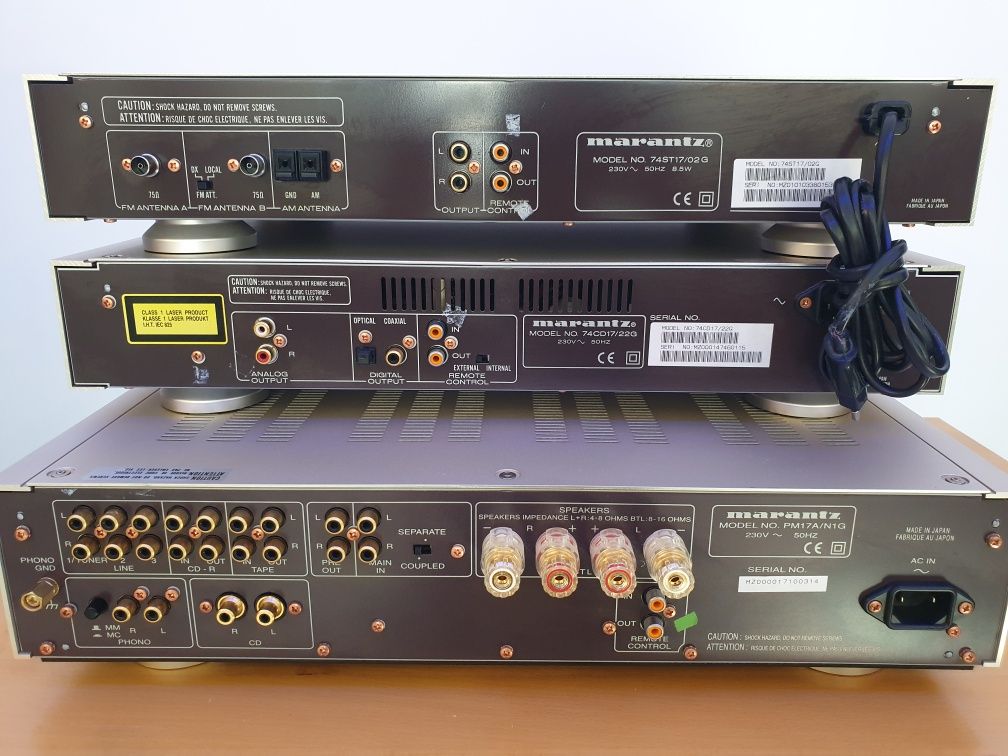 Linie Marantz pm 17 mk2 ,cd 17 mk2 , st 17