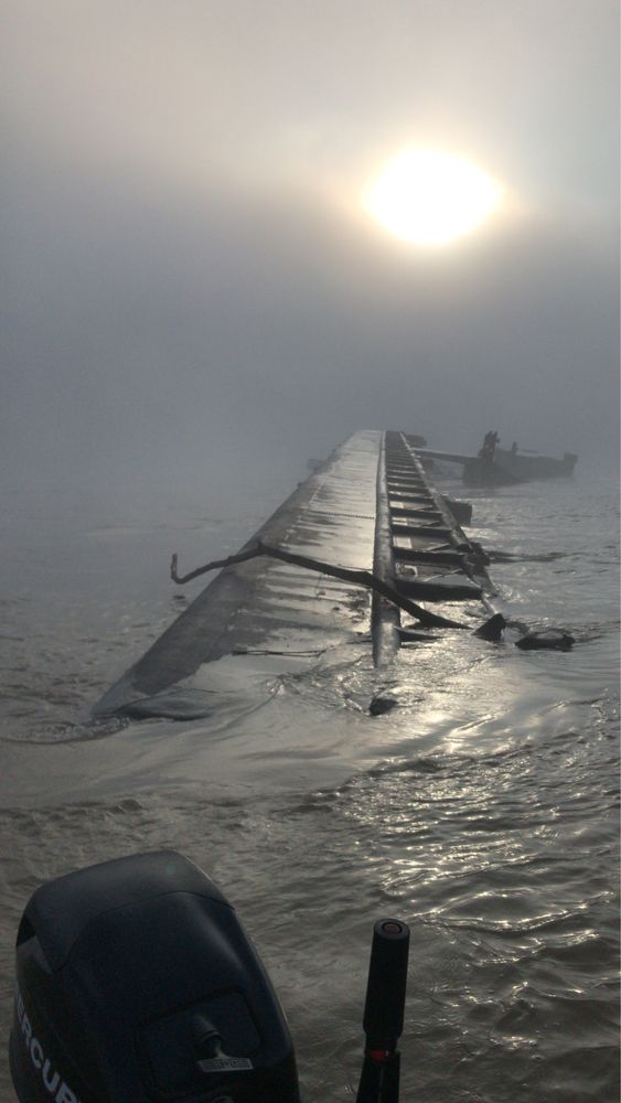 barca de pescuit la Dunare