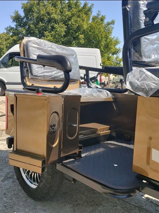 Двуместна Електрическа Триколка Max Motors 1500W 20AH  Brоwn