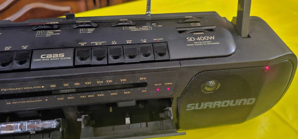 casetofon dublu casette casio