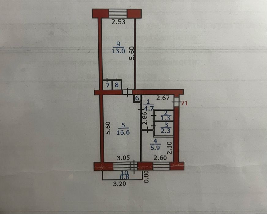 Продам 2х ком 4 микр