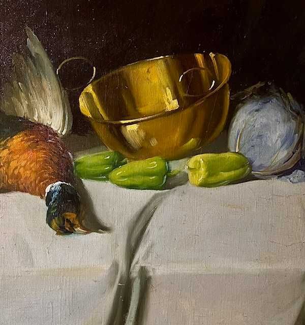 IMPECABIL! Superb Tablou Vechi, Mare:80x60+R- MURIN Vilmos (1891-1952)