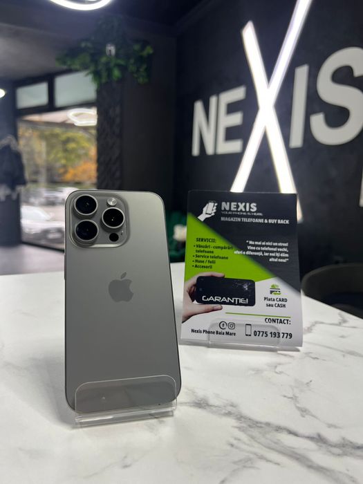 Magazin Telefoane Iphone 15 Pro Natural 256 Gb