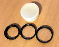 Lot de Filtru de lumină F = 250 si 667 lentile de 46 mm KMZ 1980 URSS