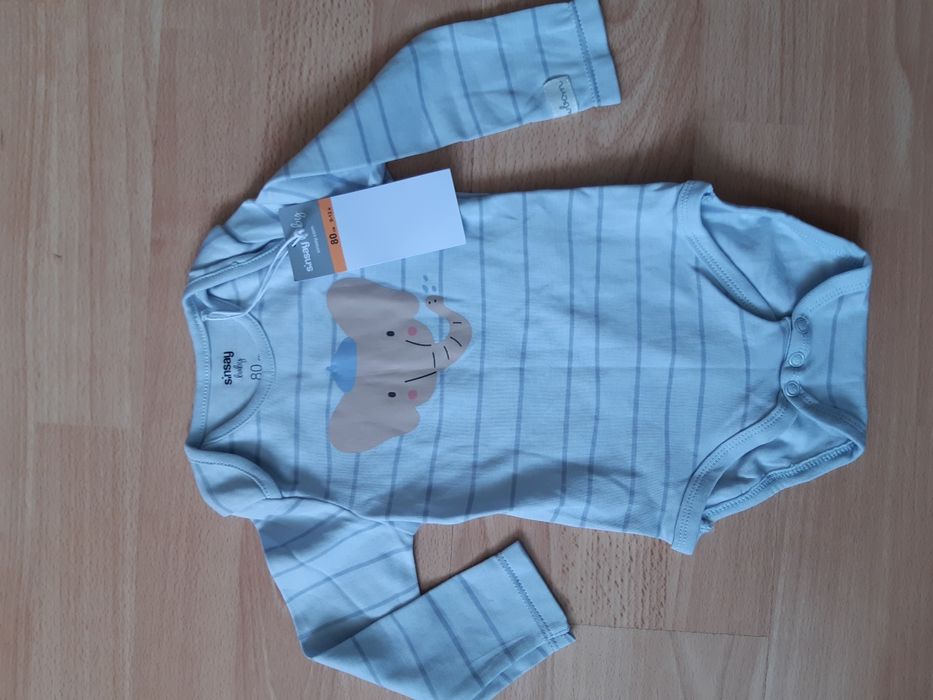 Лот блузки, пижама и боди, размер 9-12 м