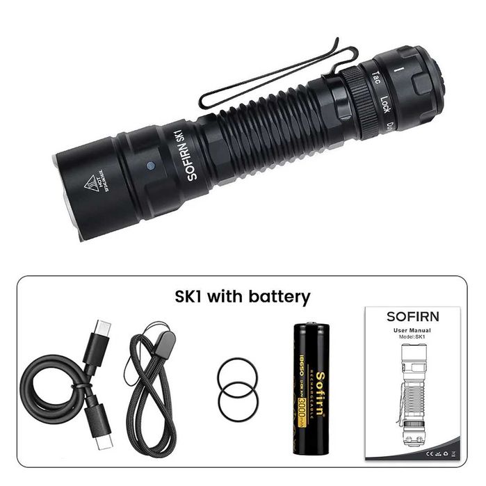Lanterna tactica Sofirn SK1 cu led SFT-25R