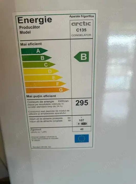Vand congelator Arctic cu 4 sertare model C135 (107 litri) - nou