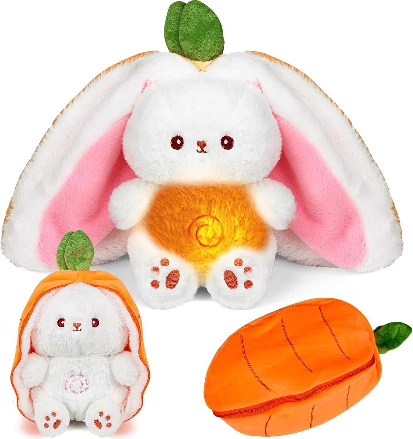 Дишаща плюшена играчка Зайче, Плюшена играчка за сън Заек