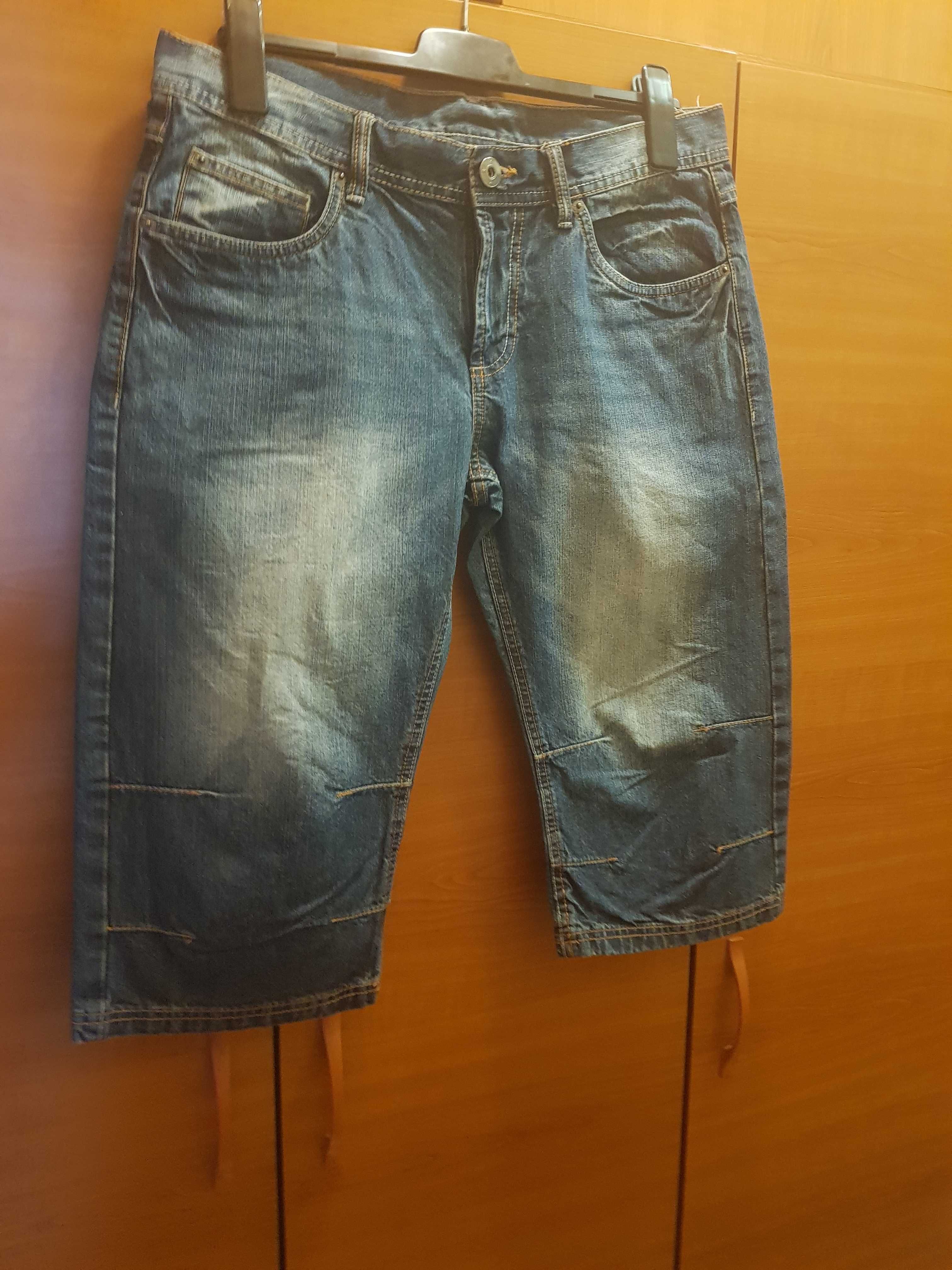 jeans scurți bărbătești, mărimea 50