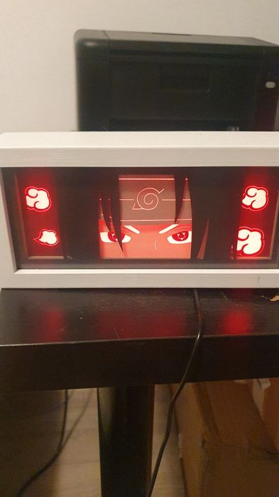 Lampă decorativă 3D RGB Naruto Itachi - Control la distanță