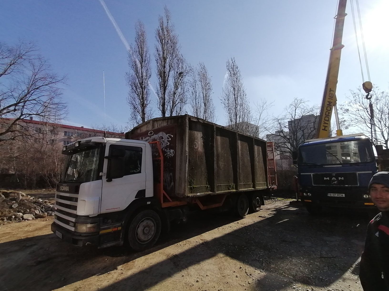 Vand Garaj Beton Casa Container Prefabricate cu Transport