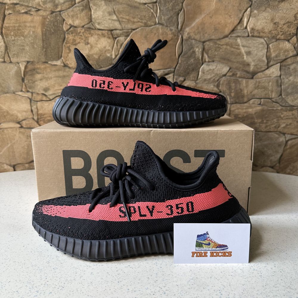 Yeezy Boost 350 V2 Core Black Red 38 38.5 & 42