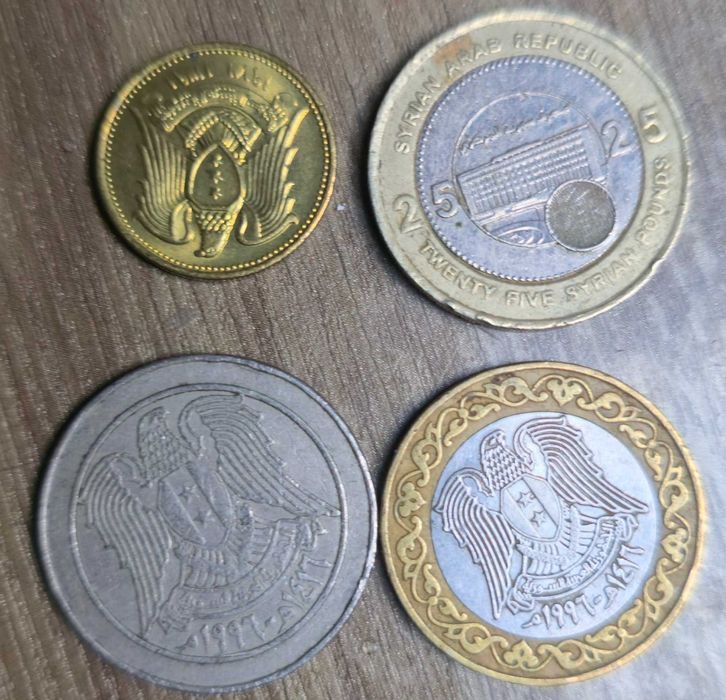 монети Сирия 4 бр