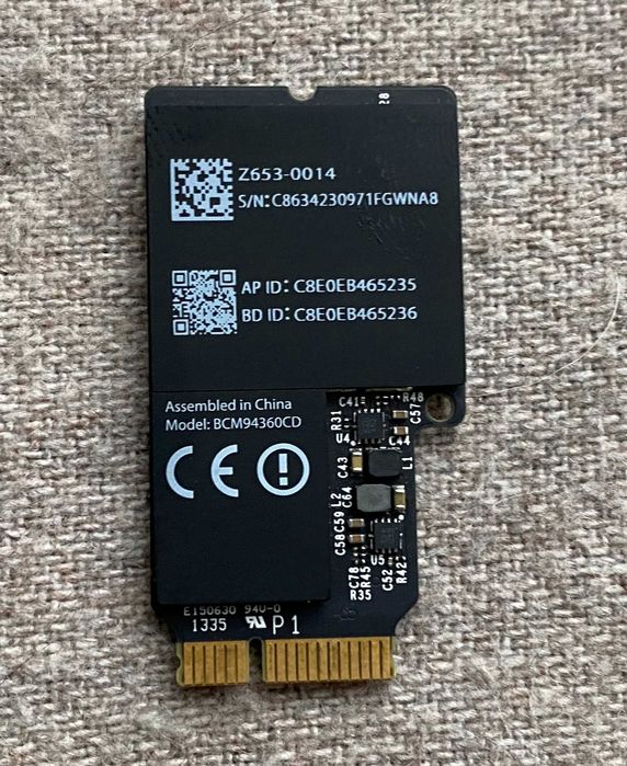 Placa modul WiFi Apple iMac A1418 A1419 aeroport Z653-0014
