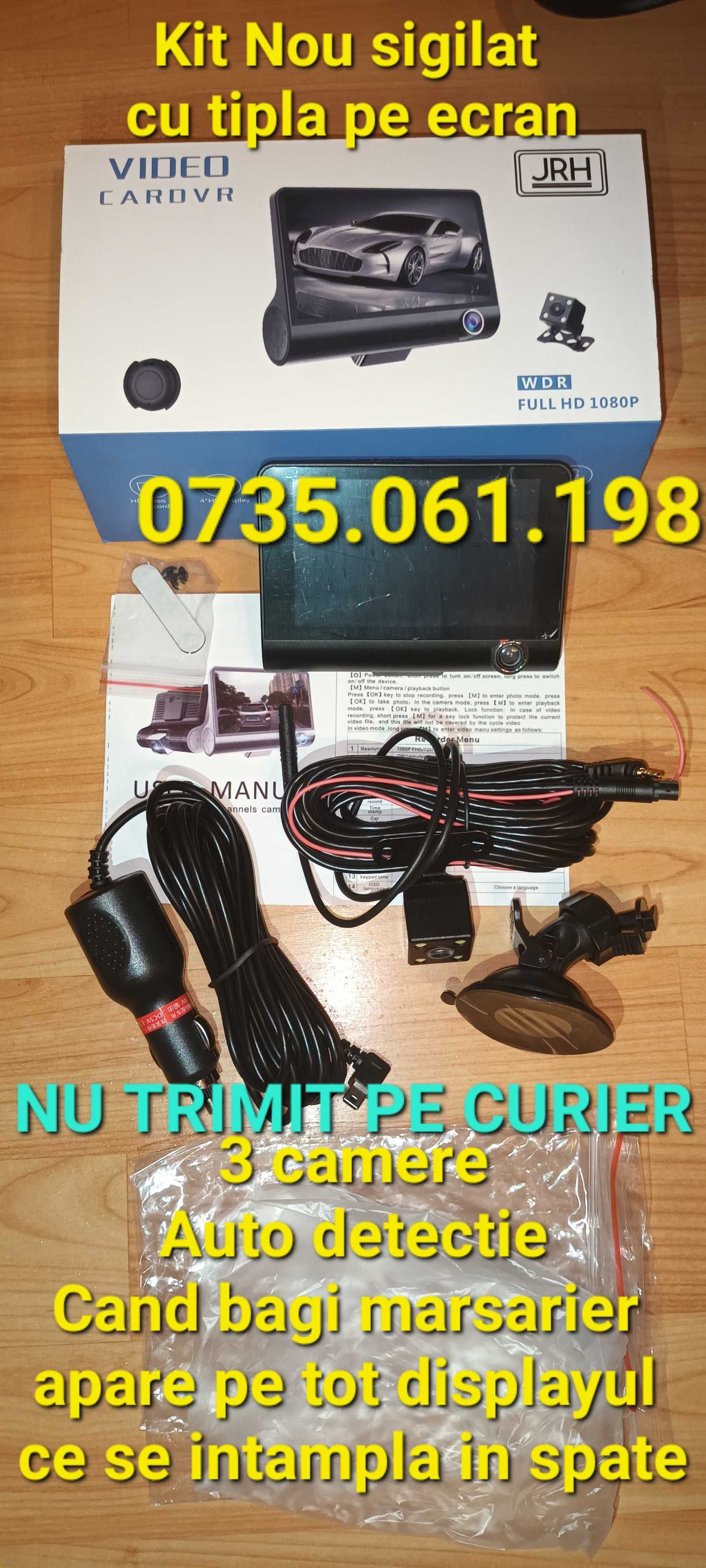 Camera video auto kit 3 camere video auto camera marsarier FULL HD