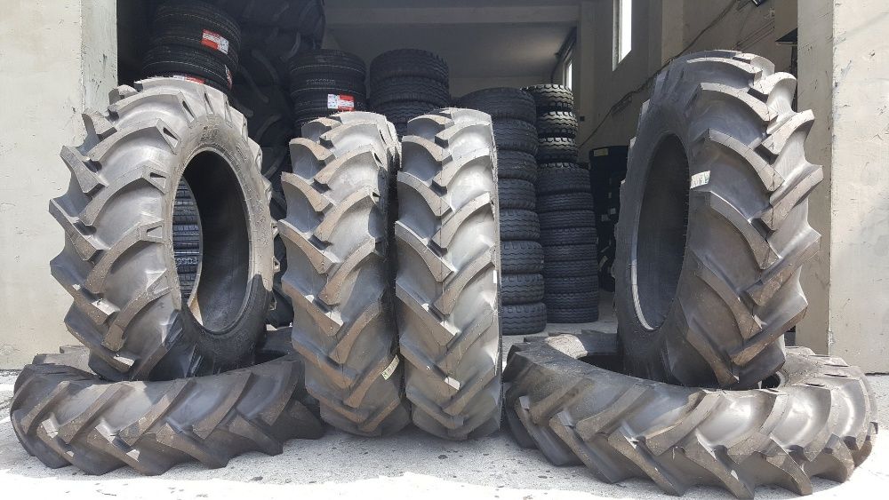 CAUCIUCURI NOI 12.4-28 pt tractor cu GARANTIE 2 ani roti sau camere