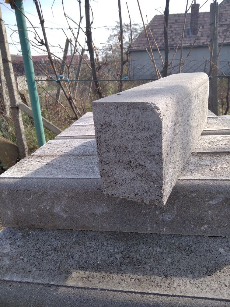 Vind borduri beton 54 buc L 50 cm l 10 h 15 cm