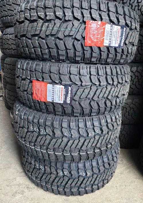 Vand anvelope noi off road,mud terrain 35x12,5 R17 Radar RT M+S